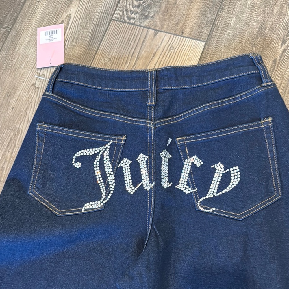 ❣️❣️Juicy Couture ❣️❣️Blue Flare Wide Leg Jeans💕❤️🌺♥️❣️‼️